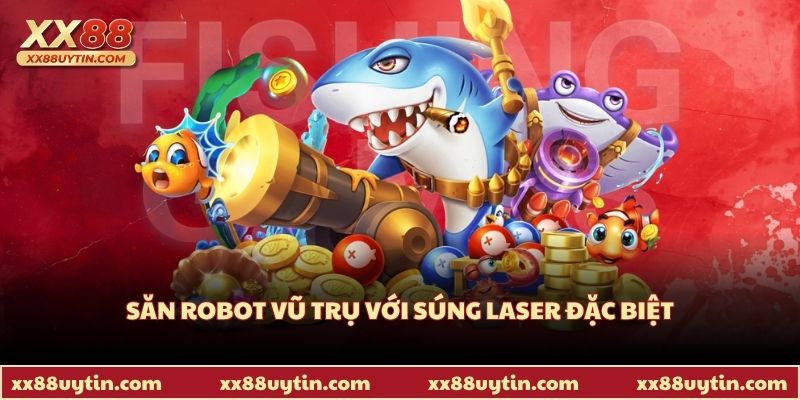 Săn robot vũ trụ với súng laser đặc biệt