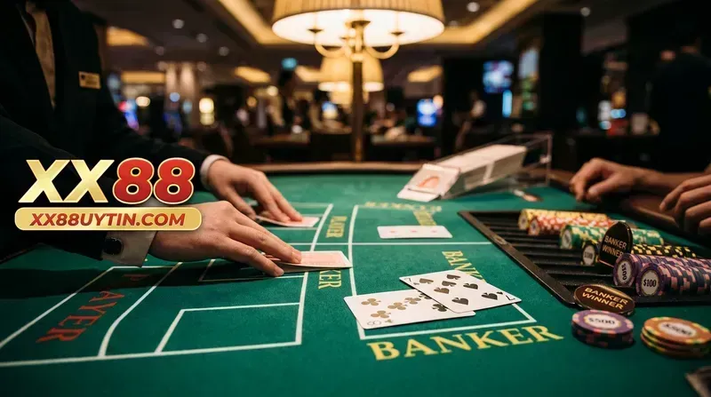 Cách tính điểm và các cửa cược trong luật chơi Baccarat